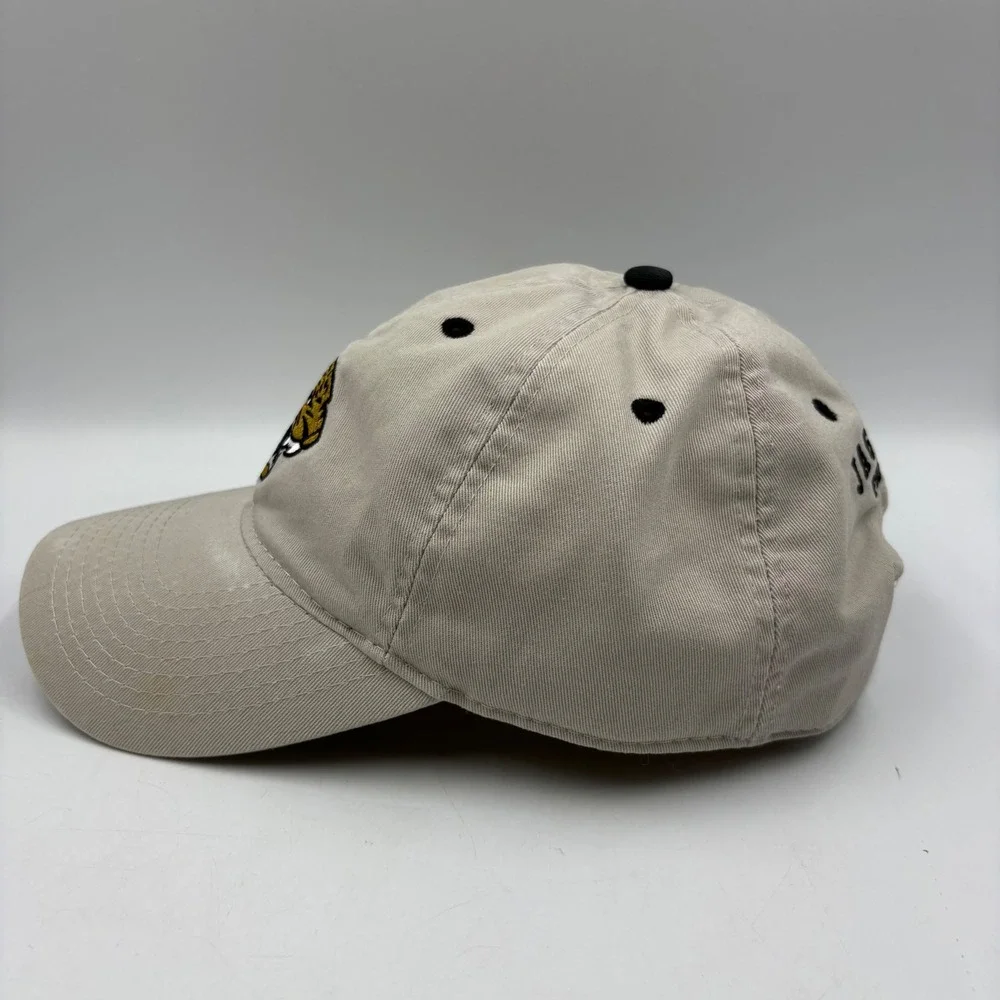Jacksonville Jaguars Football Cap‎ Khaki Embroidered Logo Adjustable Strap Men